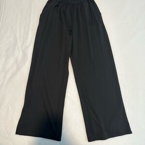 Black Wide-Leg Pants